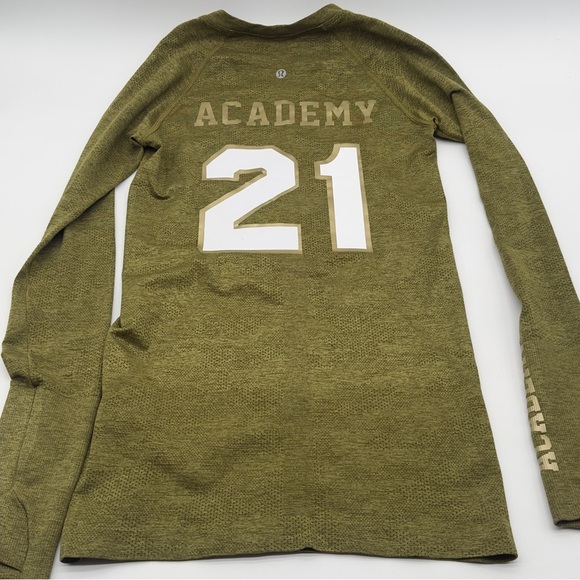 Lululemon Swiftly Tech Womens Fitted Long Sleeve T-Shrit Green Small Branded - Picture 8 of 13